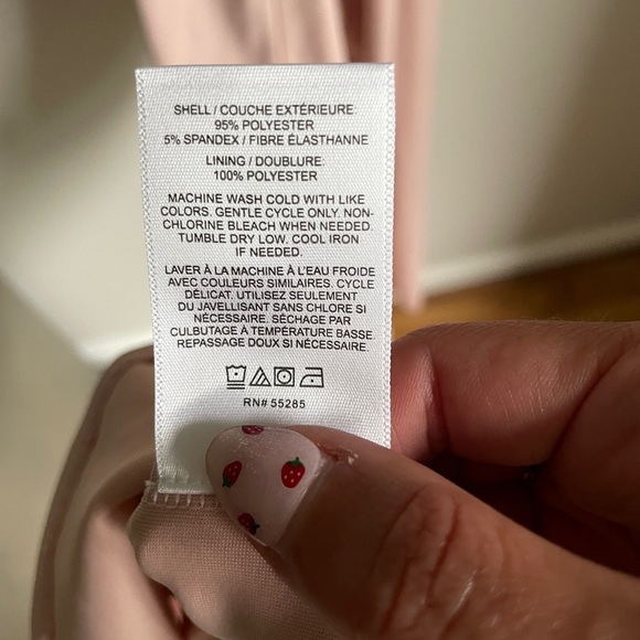 Express Wide Leg Jumpsuit in Pastel Pink Women’s Size Small - Picture 7 of 7